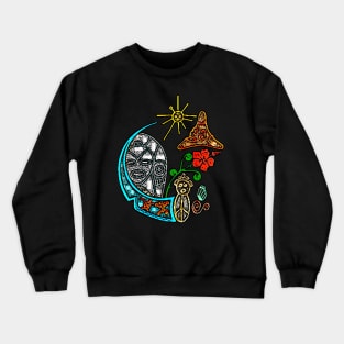 Puerto Rico Taino Symbols Crewneck Sweatshirt